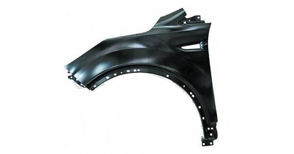 GRILLE PARE-CHOCS AVANT GAUCHE POUR FORD KUGA 2016-2019 NOIRE A/ANTIBR